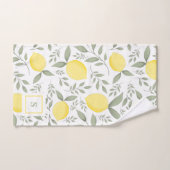 シックヴィンテージレモンズ葉モノグラム バスタオルセット (ハンドタオル)