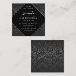 シックヴィンテージ誕生日エンクロージャカード エンクロージャーカード