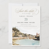 シックヴェローナアディゲリバーイタリアウォータカラーイタリアン セーブザデート (正面)