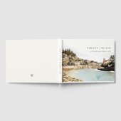 シックヴェローナアディゲリバーイタリアウォータカラー結婚ズ ゲストブック (全面)