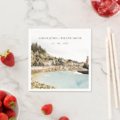 シックヴェローナアディゲリバーイタリアウォータカラー結婚ズ スタンダードカクテルナプキン (インサイチュ)