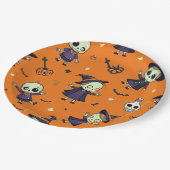 シック不気味ハロウィーン枕 – 無料フェスティバル ペーパープレート (アングル)