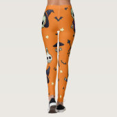 シック不気味ハロウィーン枕 – 無料フェスティバル レギンス (裏面)