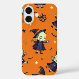シック不気味ハロウィーン枕 – 無料フェスティバル iPhone 16ケース