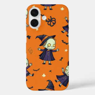 シック不気味ハロウィーン枕 – 無料フェスティバル iPhone 16ケース