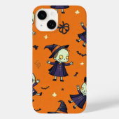 シック不気味ハロウィーン枕 – 無料フェスティバル Case-Mate iPhoneケース (裏面)