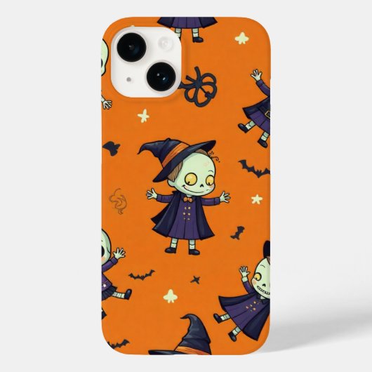 シック不気味ハロウィーン枕 – 無料フェスティバル Case-Mate iPhoneケース (裏面)