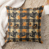 シック不気味ハロウィーン装飾用クッション クッション (ブランケット)