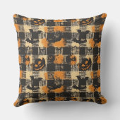 シック不気味ハロウィーン装飾用クッション クッション (裏面)