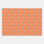 シック不気味ハロウィーン ラッピングペーパーシート (正面2)