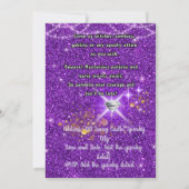 シック不気味ハローウィンパーティ招待状 招待状 (裏面)