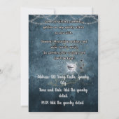 シック不気味ハローウィンパーティ招待状 招待状 (裏面)