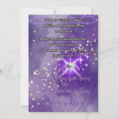 シック不気味ハローウィンパーティ招待状 招待状 (裏面)