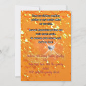 シック不気味ハローウィンパーティ招待状 招待状 (裏面)