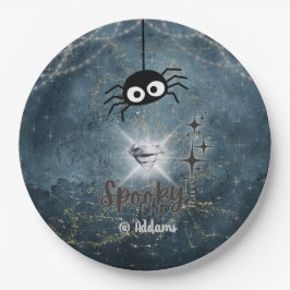 シック不気味ハローウィンパーティ紙プレート ペーパープレート