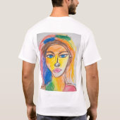 シック予測できなキャンバスティー» Tシャツ (裏面)