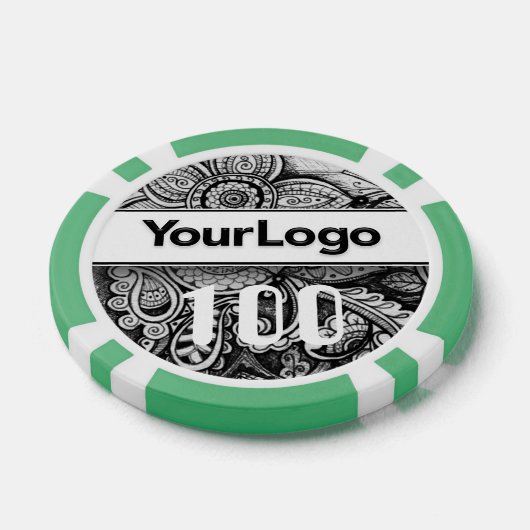 シック企業のイベント会社ホリデーオフィスパーティー ポーカーチップ (シングル)