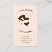 シック体スカルプティングポストトリートメント気にスパヘルス 名刺 (正面)