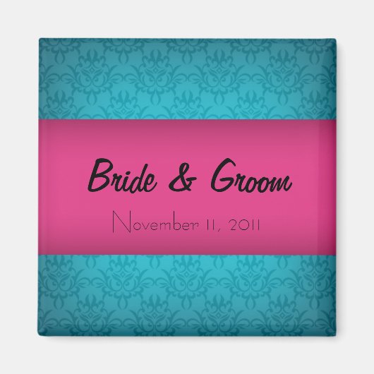 シック保存の日付マグネット マグネット (正面)