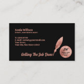 シック公証人公共バラ金ゴールド貸付け契約業者 名刺 (裏面)