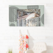 シック写真テンプレート大学院卒業式パーティー 横断幕 (インサイチュ)