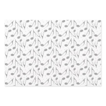 シック千鳥格子の音符パターン