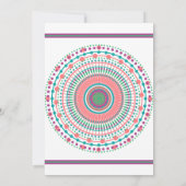 シック南西マンダラ 招待状 (裏面)