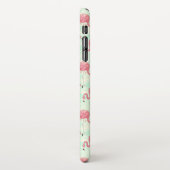 シック名門私立校風のピエレガントックフラミンゴ iPhoneケース (左側)