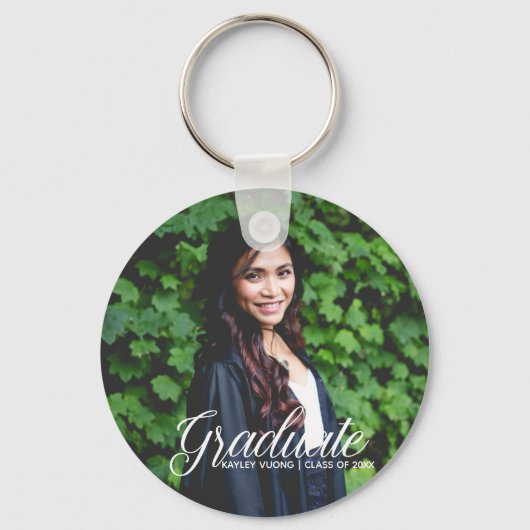 シック大学院フォトカスタム2025卒業 キーホルダー (正面)