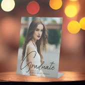 シック大学院フォトブラックスクリプト卒業パーティー 台座サイン