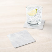 シック大理石仕上げ装飾紙コースター スクエアペーパーコースター (インサイチュ)