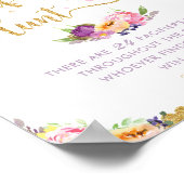 シック妖精パープルピンクフローラおしゃぶり狩りゲーム ポスター (角)