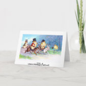 シック復活祭に乗る シーズンカード (裏面)