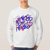 シック心地よい：ヴォーグクラシック航海長袖ティー Tシャツ (正面)