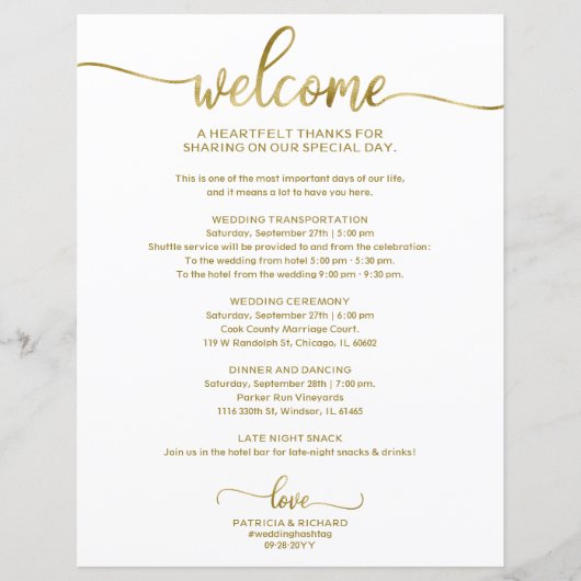 シック手頃書道の結婚旅程 (正面)