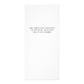 シック抽象芸術ニュートラル | 価格表サービス・メニュー ラックカード (裏面)