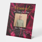 シック救バルガンディAシ結婚ート写真 台座サイン (正面)