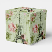 シック春ミントピンクフローラパリエッフェルタワー フェイバーボックス (裏面サイド)