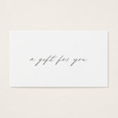 シック書道エレガント景品証 (正面)