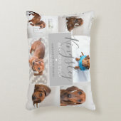 シック最高のド・エバー |写真コラージュのペットロス アクセントクッション (正面(垂直))