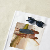 シック最高のフレンズフォーエバー引用文8フォトコラージュ ビーチタオル (インサイチュ)