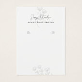 シック植物性カスタムイヤリングホルダーデザイン (正面)