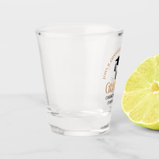 シック歯科学校カスタム歯科医師卒業パーティー ショットグラス (左)