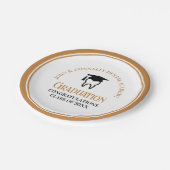 シック歯科学校カスタム歯科医師卒業パーティー ペーパープレート (アングル)