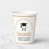 シック歯科学校カスタム歯科医師卒業パーティー 紙コップ (正面)