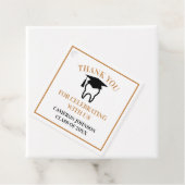 シック歯科学校カスタム金ゴールド卒業パーティー フェイバータグ (インサイチュ)