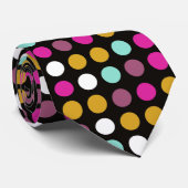 シック水玉模様モザイクパターン#8 ネクタイ (ロール)