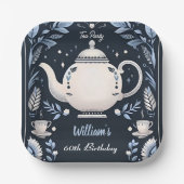 シック王室のアダルトフェアリティティーパーティー60th誕生日 ペーパープレート (正面)