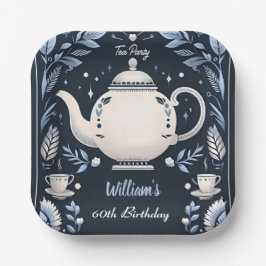 シック王室のアダルトフェアリティティーパーティー60th誕生日 ペーパープレート