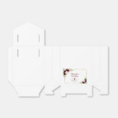 シック王室のブルガンディマルサラフローラ結婚ズ フェイバーボックス (折り畳みなし)